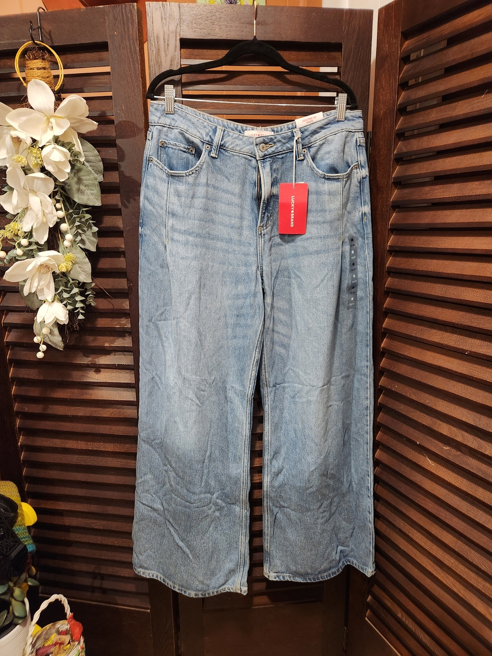 Lucky Brand Light Blue Wide Leg Palazzo Jeans